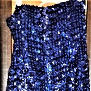 Cobalt Blue Strapless Long Gown * WHAT’S UP BY Carol * 100% Polyester * Size 10